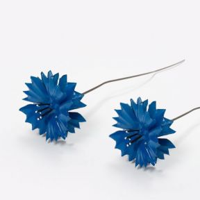 Cornflower Plant Stake, Set of 2