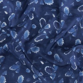 National Trust Cotehele Delft Leaf Silk Scarf