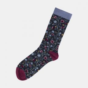 National Trust Vase Floral Bamboo Socks