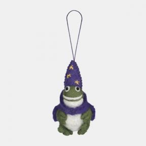 Felt so Good Merlin the Frog Hanging Decoration