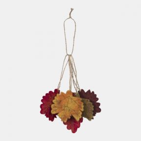 Felt so Good Hanging Maple Leaves, Set of 5