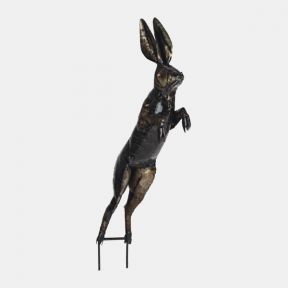 Single Leaping Hare Sculpture