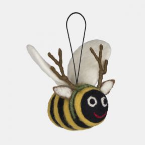 Felt so Good Bee with Antlers Decoration