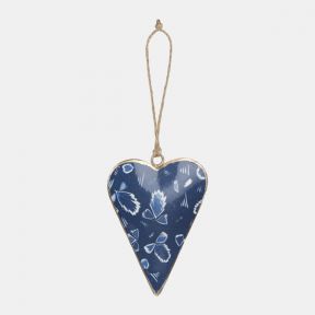 Namaste Metal Heart Ornament