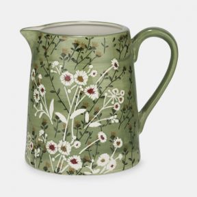 Green Wild Daisy Jug