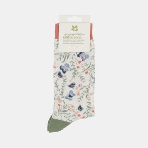 National Trust Butterflies Bamboo Socks