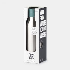 Circular & Co Stainless Steel Aquamarine Water Bottle, 500ml 