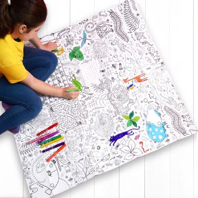 Colour-in Puzzle-Time Giant Poster