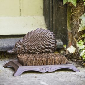 Cast Iron Hedgehog Boot Brush