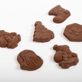 Milk Chocolate Christmas Shapes 