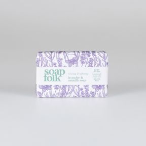 Lavender and Oatmilk Wrapped Soap