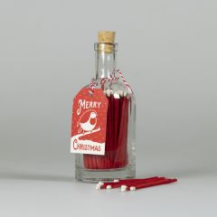 Christmas Matches in a Bottle