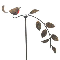 Balancing Robin Plant Stake, Set of 2