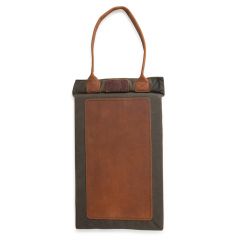 National Trust Waxed Cotton Gardening Kneeler with Leather Trim