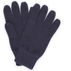 Men's Knitted Gloves, Navy