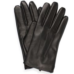 Men's Leather Gloves, Black