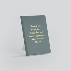 National Trust A5 Lined Quote Leather Bound Notebook