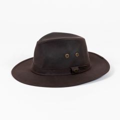 Waxed Adventurer Hat, Dark Brown