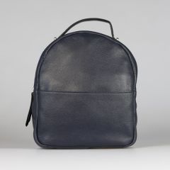 National Trust Leather Backpack, Navy