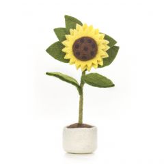 Felted Sunflower Ornament