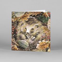 Cosy Hedgehog Christmas Cards, Pack of 10