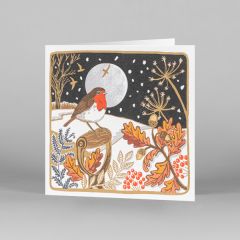 Winter Robins Christmas Cards, Pack of 10