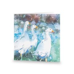 Geese Christmas Cards, Pack of 10