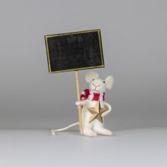 Felt Mouse with Blackboard