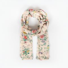 Vintage Floral Recycled Polyester Scarf