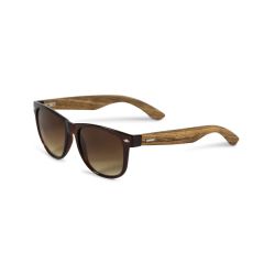 Woodspex Shelby V Coffee Frame Walnut Sunglasses