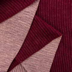 Pleated Two Tone Burgundy Snood 