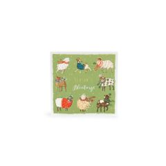 Winter Woolies Christmas Cards, Box of 10