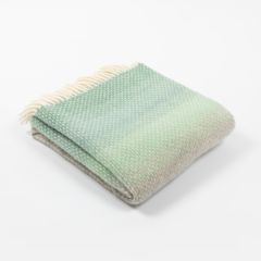 National Trust Ombre Green Throw