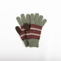 Robert Mackie Fairisle Knit Morar Gloves 