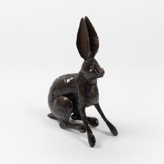 Chi Africa Sitting Hare Recycled Metal Sculpture