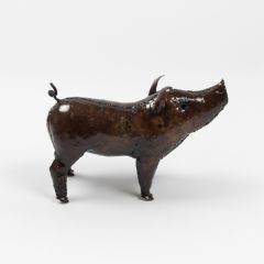 Chi Africa Pig Recycled Metal Sculpture