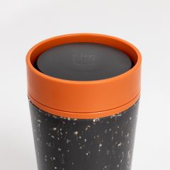 Circular & Co 12oz Grey and Sundown Orange Reusable Coffee Cup