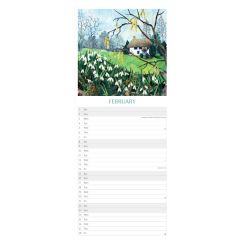 National Trust Kate Findlay Slim Calendar 2025