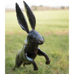 Single Leaping Hare Sculpture