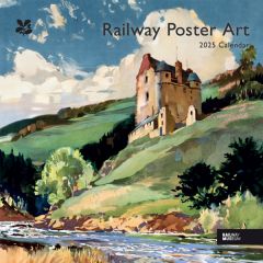 National Trust Railway Poster Art Calendar 2025