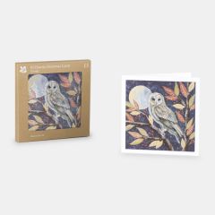 National Trust Moonlit Owl Christmas Cards, Box of 10