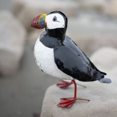 Recycled Puffin Sculpture