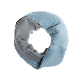 Two Tone Pleated Snood