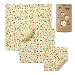 National Trust Summer Blooms Print Beeswax Wraps 3 Combo