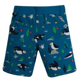 Frugi and National Trust Reversible Shorts, Paddling Puffins