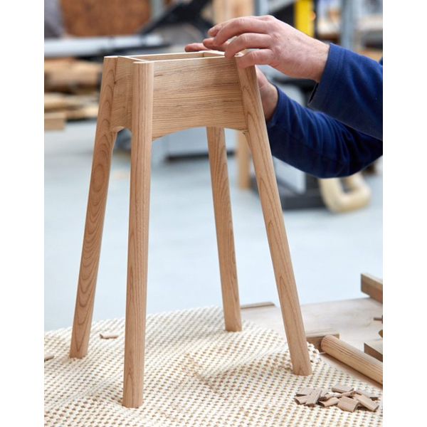 Ebworth Ash Tall Wooden Stool