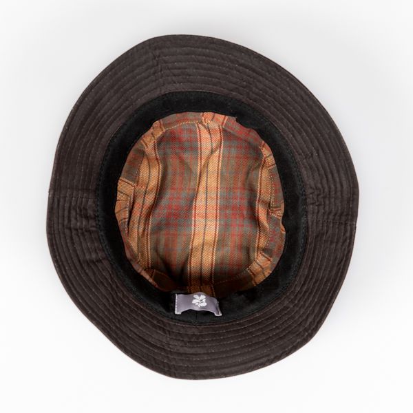 Tweedmill Brown Drop Brim Waxed Hat