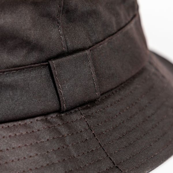 Tweedmill Brown Drop Brim Waxed Hat