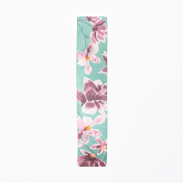 National Trust Magnolia Blossom Silk Scarf