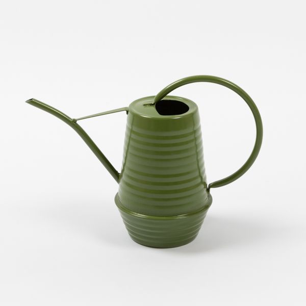 Metal Watering Can, Green